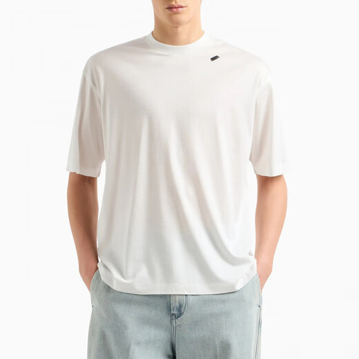 Emporio Armani Ea Armani Men's Eagle Mark Cody Manga de manga corta EM001035 AF13747 Caki Gran tamaño U1098 L (almacén de Hong Kong)