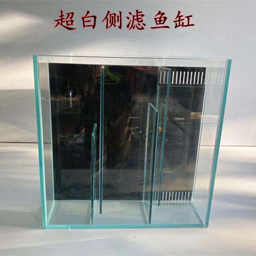 楷煊侧滤鱼缸客厅超白玻璃热带鱼玄关家用鞋柜生态缸大型锦鲤地缸 120*50*5012mm侧滤+管件