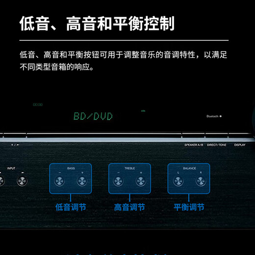 ONKYO安桥TX-8220功放音箱音响HiFi发烧音乐功放机进口入门蓝牙数字输入2.1声道立体声【国家补贴】