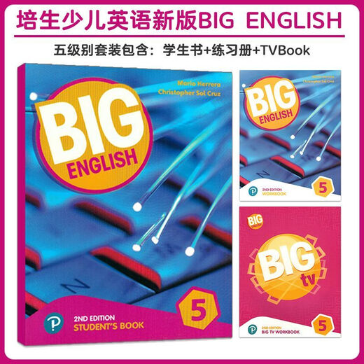 [Peking Pick Books] [Note -Lehre] Pearson Langwen Kinder Englisch Neue Version Original Zweite Ausgabe Neue Englisch Level 123456 Level 1 (Student Book + Training Book + TVBook) + Kursschiffe