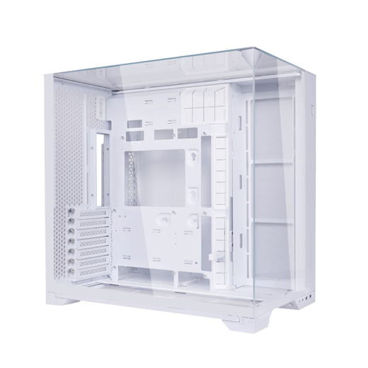 LIANLI包豪斯O11 Vision Compact机箱海景房全景无立柱 中塔游戏电脑台式机机箱 三面玻璃/360水冷 包豪斯 Vision Compact白色