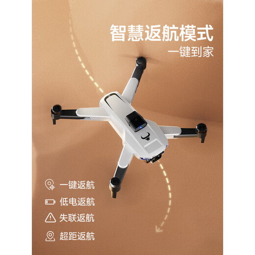 Beast Drone Aerial Photography HD Long-Range 2025 Nouvelle technologie noire Remote commande Aircraft Children's Entry de niveau de gamme Bête 3 Étudiant élémentaire Small Electric Double 8K Haute définition [1000m Transmission d'images, évitement des obstacles de tous côtés, flux optique, authentine, authentique