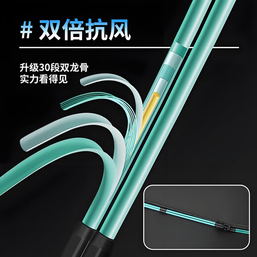 New 40-bone umbrella, folding automatic parasol, thickened vinyl, sunny and rainy umbrella, sun protection and anti-UV parasol, creative handle, extra large sun umbrella - black