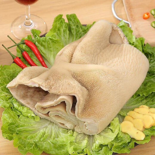 Whole piece of fresh ox tripe, commercial hot pot ingredients, tripe hot pot, beef tripe, beef miscellaneous skewers, chilled. Whole piece shipped. Whole piece of cooked tripe. 5Jin Jin is equal to 0.5kg.