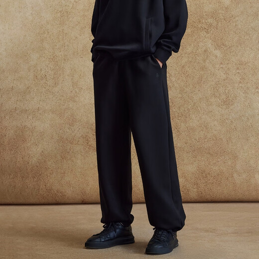 JACK&JONES boys' 2025 autumn sweatpants, versatile and comfortable straight pants, simple commuting casual pants 22531D040