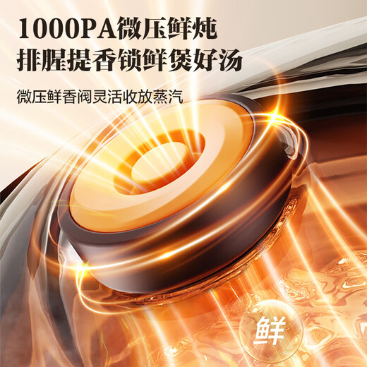 Supor electric stew pot household 3-5L large-capacity electric stew pot for soup, multifunctional electric casserole and soup pot, fully automatic purple sand electric stew pot, electric stew pot, soup and stew all-in-one electric pot, micro-pressure quick stew DG30YC875 3L