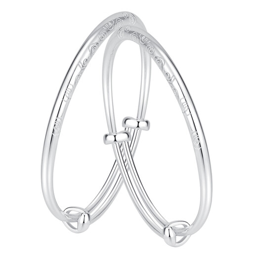 Old Temple Baby Silber Armband