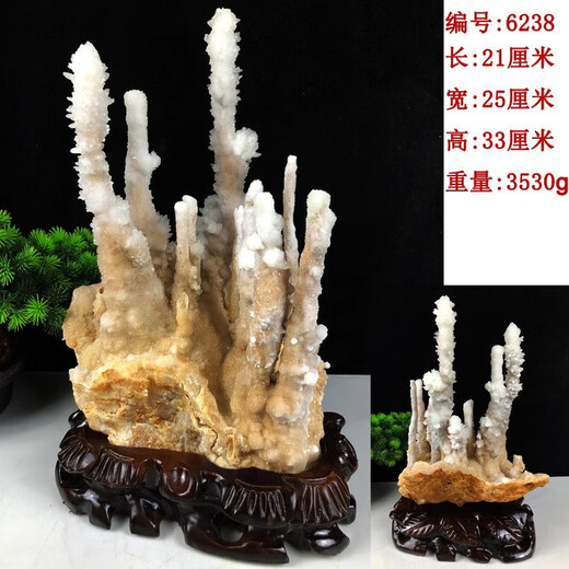 Aiyun xinhua natürlicher Kristallstein Calcit Stalaktit Rohes Steinkristall Wohnzimmer BO ANCEILE RAG OFFÜGENE MODELLE SONTE SONTE SONNAMENTE 6193