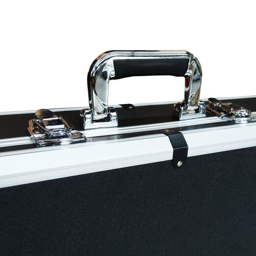 Decoration company home inspection tool set combination 2-meter ruler level ruler engineering inspection ruler rectangular box silver-edged black box (with digital display ruler) (not including level