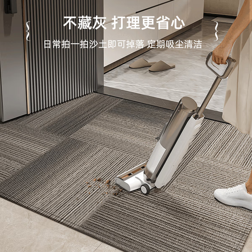 
Very dreamy [Germany] Entry door floor mat feels like entrance door foot mat anti-slip entrance door exterior door mat porch carpet Gray-15271 80cm*120cm [small size recommendation]