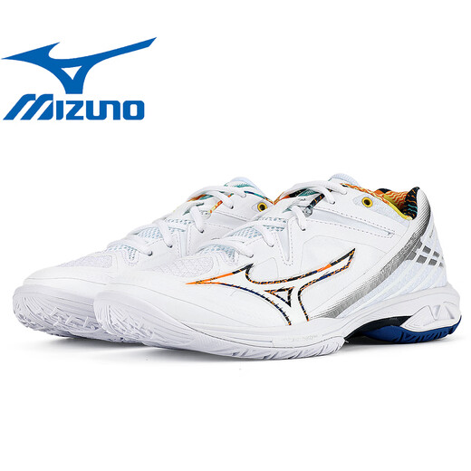 
MIZUNO2025 new Mizuno badminton shoes Hawk claws three generations men and women professional shock absorbing claws CLAW 3 mandarin duck black gray 71GA244333 free sports socks + shoe bag 41 (265mm)