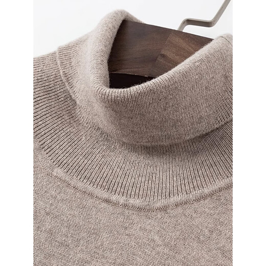 NOSSKISS printemps, automne et hiver Couleur de col roulé à col roulé Men de cardigan 100 pull pur de style coréen à la mode intérieure en tricot de base Black 2xl 185 (adapté à 165-180jin [Jin est égal à 0,5 kg]