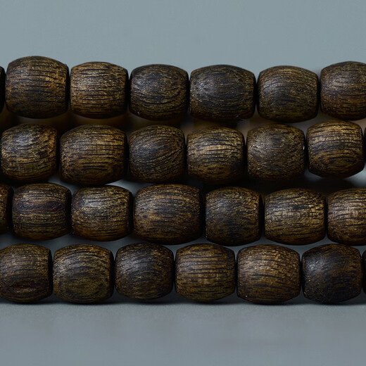 Tanjing submerged water grade Hainan Qi Nan agarwood bracelet 6mm men's and women's bracelet Guoxiang Hainan Yingge Green Chess Nan agarwood [Solemn S9716] Suitable for 16-18cm hand circumference One thing one beat sinking water grade Hainan Qi Nan 6mm multiple circles