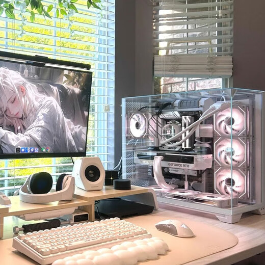 LIANLIR7 9800X3D/R7 9700X/i5 14600KF/RTX5070/ RTX5060 e-sports game live rendering design host desktop assembly computer DIY complete machine configuration one R7 9800X3D+RTX5070