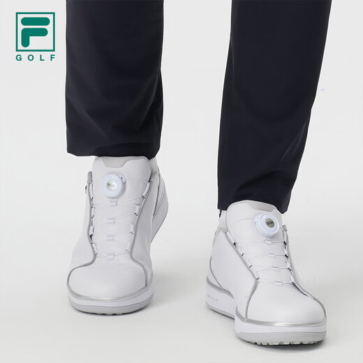 FILA official men's shoes 1911 Trainer soft spike golf shoes autumn new sports comprehensive training shoes FILA white-WT 40