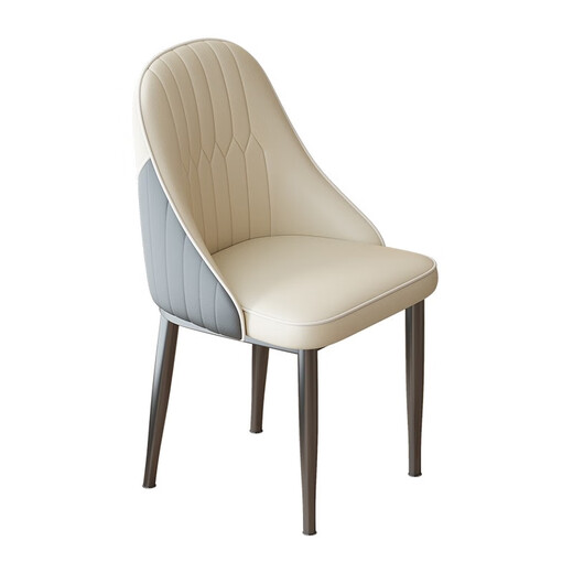 
Fuxi Linmen 2025 new dining table and chairs light luxury home dining chairs modern simple dining table stools hotel restaurant commercial back crown chair * 4 handfuls Y1047#