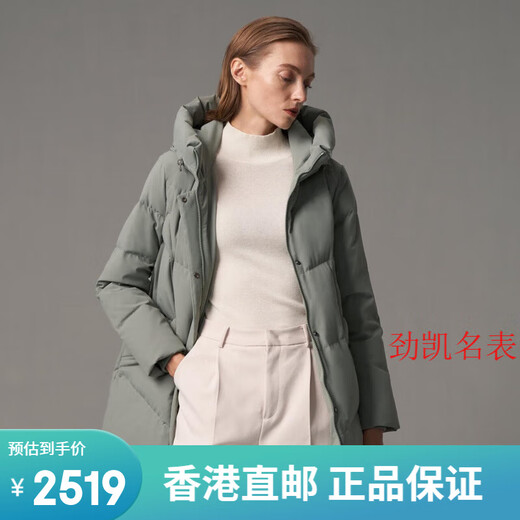 
Bosideng down jacket (BOSIDENG) women's mid-length 2024 autumn and winter style middle-aged and elderly mothers thickened loose warm fashionable jacket Forest cashew purple 6198 155/84b