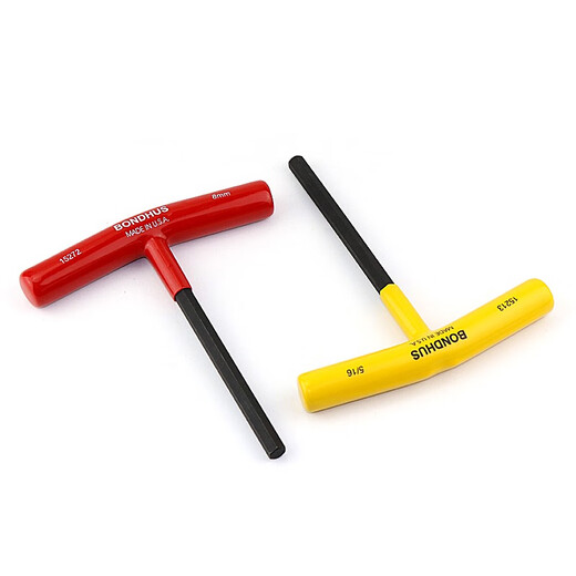 美国T柄内六角扳手进口加长T柄内六角螺丝刀2.5 3 4 5 6mm 2.5x152mm 公制 15254