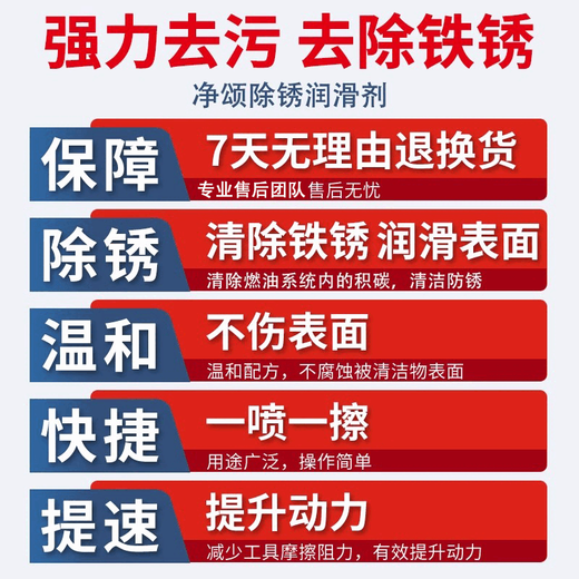 Screw loosening agent, whole box, bolt loosening agent, metal rust spray, rust removal artifact, screw anti-rust lubricant, universal stainless steel, Jingsong rust remover 15 bottles