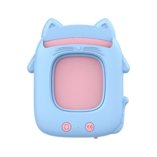 Beizhilu Children's Baby Chinese and English Early Education Machine Card Enlightenment Bilingual Audio Recognition Toy Card Learning Machine Early Education Rechargeable Model [Cat Blue] 224 Bilingual Reading Materials +