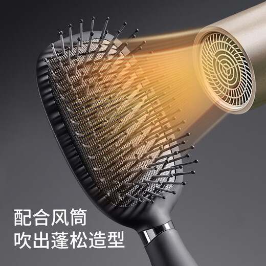 Creative art comb air cushion comb massage comb air bag fluffy comb women's and men's scalp air large board comb student curly hair styling comb