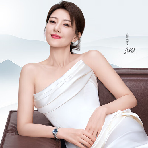 FIYTA Gao Yuanyuan's same style Shishi Ruyi Song porcelain style hollow dial mechanical watch New Year's Day Christmas gift for girlfriend