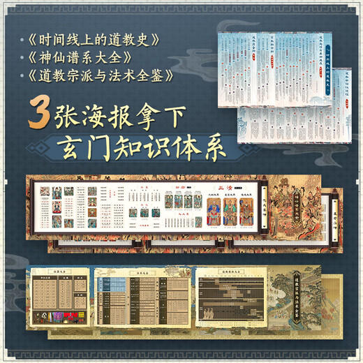 Version générale de la rédactrice en chef du dictionnaire taoïste de la Shanghai Taoist Association 6174 Taoist Knowledge Round verrouillage de la colonne vertébrale Lignes de serrure Sceau d'or contenant des dieux et des immortels 35 sectes 100 Encyclopédie taoïste de la magie et de la santé cave du paradis et de l'Encyclopédie taoist bénidaté