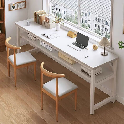 Yuelaiju simple table bedroom computer table simple small desktop home rectangular rental room student desk study table 60cm single layer random color
