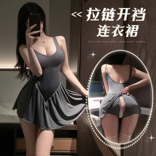 Feimu Police Woman Rabbit Cos Miniskirt Sexy Battle Batter Batter Capper Dress abre de entrepierna Medias blancas Otoño e pijamas de invierno 3879 Bata de batalla sexy [diadema Fake Tell Tip Brawer Portas pantalones cortos] Tetas