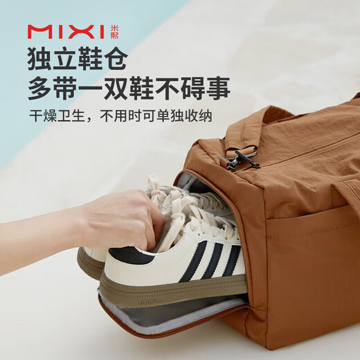 Mixi Sac de voyage de grande capacité pour les femmes Sac de sport de sport portable pour hommes