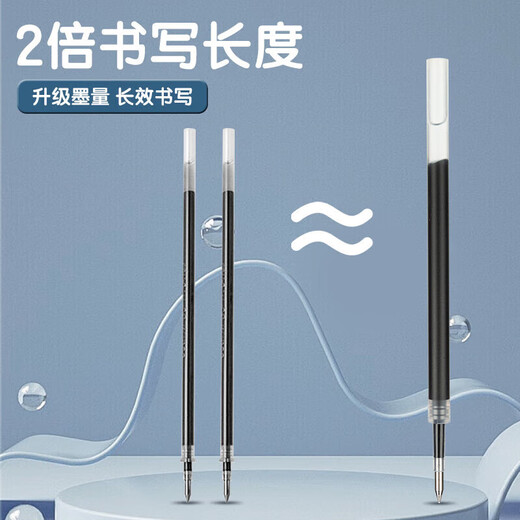 Stylo gel à balle à bouton-poussoir série M&G (M/G) MG-666 0,5 mm stylo signature d'examen noir à séchage rapide AGPH8401A 12 pièces * 5 boîtes