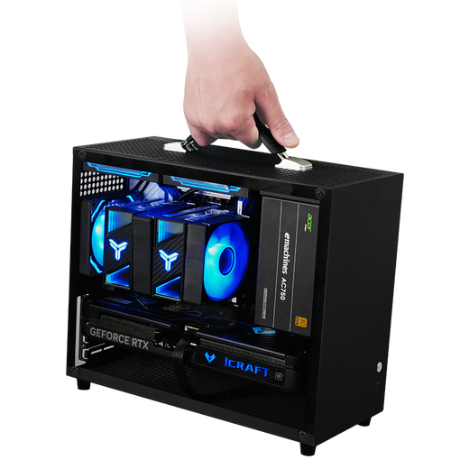 Maxxuan i5 13400F/RTX5070/5060TI/3050/B580/12400F/230F mini ITX desktop assembly computer host game live broadcast design DIY complete machine configuration six丨13400F丨ARC B580
