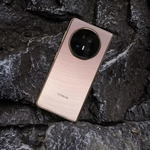 Honor (HONOR) Magic V5 new folding screen mobile phone Honor 24 periods of interest-free optional 8.8mm thin and light long battery life 3 Snapdragon 8 Extreme Edition 5G mobile phone AI new product launched in 2025 Dawn Gold 16G+512G 24 periods of interest-free