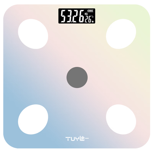 Body fat scale Mijia APP Electronic scale Weight scale Xiaomi suitable body fat scale Intelligent weight scale Household electronic scale Precision weight loss special household dormitory weight loss accurate Haoyuebai Light energy charging Body fat scale