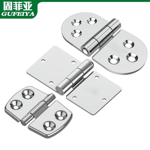 加厚不锈钢合页大全五金折叠180度平开活叶柜门盖子重型铰链荷叶 1283A304钢37*33*2.0