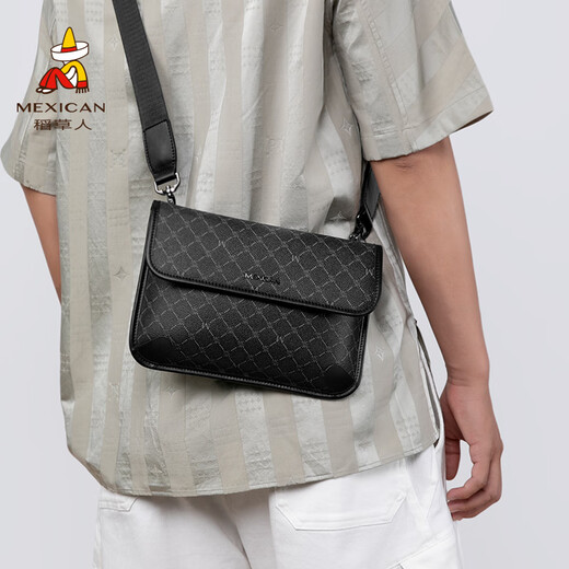 Scarecrow Men's Bolse de moda Bolsa Crossbody Bolse retro Patrón antiguo impreso Bolso de hombro para hombres impreso Bolso de hombro para hombres Bolso de teléfono móvil