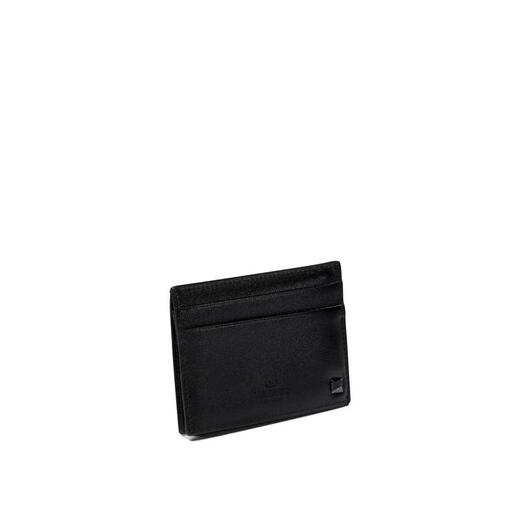 Valentino Valentino Cowhide Hombres versátiles de la billetera del remache Multifunción Bolsa Multi-Function Bag Black U