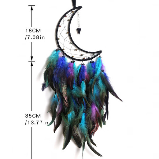 MPPMCK Hersteller Direkter Verkauf Starry Sky Crescent Anhänger Home Dream Catcher Wanddekoration Wand Hanging Wanddekoration Raum Wanddekoration Traum Fänger MS9227