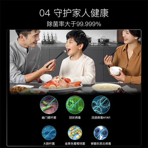 SIEMENS 14 sets of large-capacity built-in dishwashers with intelligent sterilization and disinfection, first-class water efficiency SJ43HS01KC