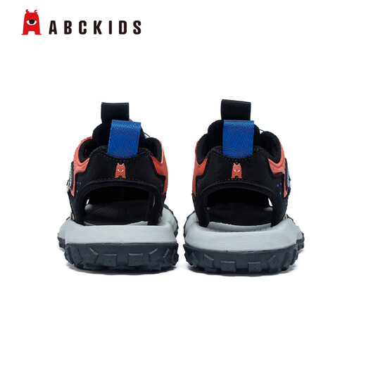 
ABC KIDS Children's Sandals Boys Outdoor Summer Sandals Girls Breathable Beach Shoes 3523Q Orange Red Dark Blue 28