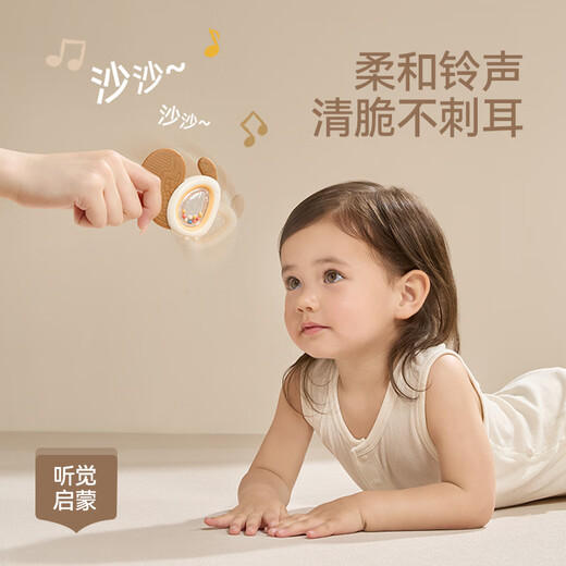 YEEHOO Neugeborenen-Spielzeug-Geschenkbox, Baby-Meeting-Geschenk, Handrassel, Baby-Beißring-Zubehör, Geschenk für den ganzen Monat, kaubarer Sandhammer