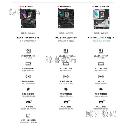 ASUS ROG STRIX Z690-A JUEGO NUEVA INTERRUPTOR DE ESCRITO DE ESCRITO DE ESCRITO DE ESCRITOR