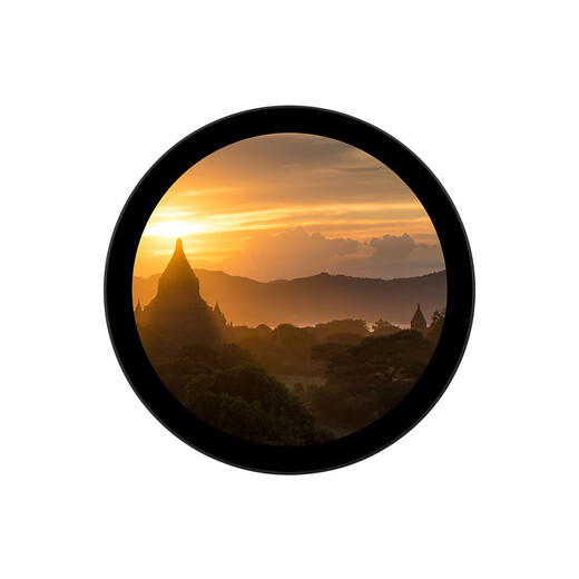 WeiXue Raspberry Pi 5/NVIDIA 5-inch round capacitive touch screen HDMI high-definition display smart home 1080x1080 resolution 5-inch HDMI round touch screen