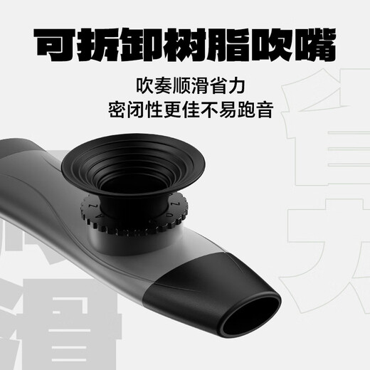 Swan (SWAN) kazoo K3 mouth flute amplification professional playing ukulele accompaniment tone adjustable beginner musical instrument Bibo