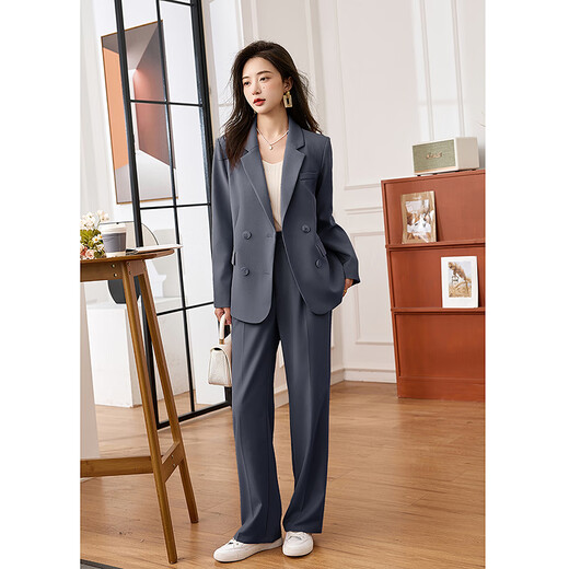 Awakening Paradise Temperament Small Suit Set Gray L