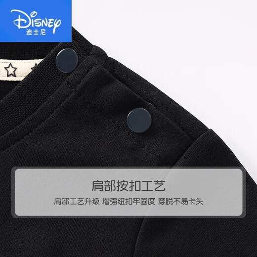 Disney boys' suit 2025 summer new style small and medium-sized children's baby short-sleeved shorts two-piece set of children's pure cotton children's clothing AP13794 fluorescent green + I10470K gray 80
