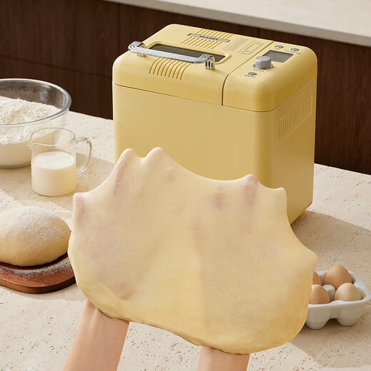 Bai Cui PE9900 bread machine household fully automatic multi-function dough fermentation toast small kneading dough silent new style yellow ice cream bucket
