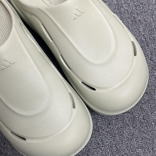 阿迪达斯（adidas）沙滩鞋男女鞋夏季新款透气休闲拖鞋OZWAVE CLOG厚底拖鞋老爹鞋 JR9274/亮光绿/亮柠檬黄 44.5