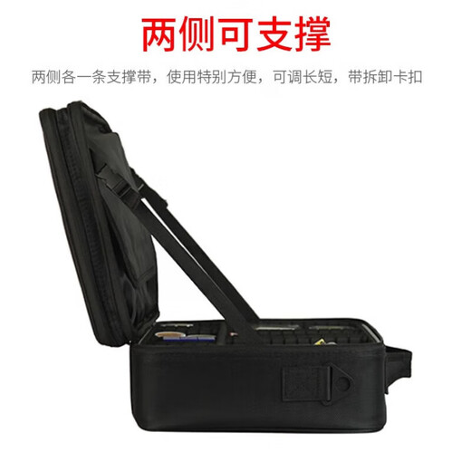 Shantou Lincun fishing gear storage bag multi-functional storage box fishing supplies equipment bag fishing tool box accessories box collection extra large three-layer 40*29*14