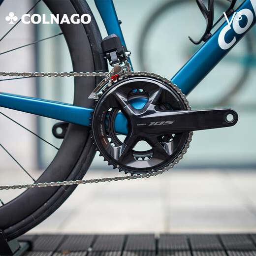 
COLNAGO [Large Size Special Offer] Plum V3 PRO Road Bike Electronic Speed Carbon Fiber Wind Breaking Carbon Wheel Bicycle Complete Vehicle Blue Gold-V3 PRO 540 7170 Configuration